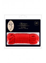 Красная веревка для фиксации - 10 м. - Sweet Caress - купить с доставкой в Астрахани