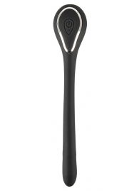 Черный гибкий уретральный стимулятор с вибрацией Vibrating Bendable Dilator - 13,5 см. - Orion - купить с доставкой в Астрахани