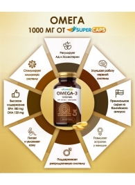 Пищевая добавка SuperCaps OMEGA-3 - 50 капсул (1000 мг) - SuperCaps - купить с доставкой в Астрахани