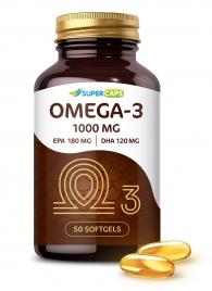 Пищевая добавка SuperCaps OMEGA-3 - 50 капсул (1000 мг) - SuperCaps - купить с доставкой в Астрахани