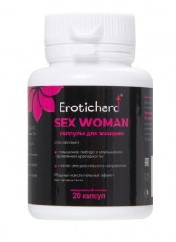 Капсулы для женщин Erotichard sex woman - 20 капсул (0,370 гр.) - Erotic Hard - купить с доставкой в Астрахани