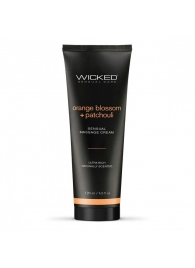 Массажный легкий крем WICKED Orange Blossom plus Patchouli - 120 мл. - Wicked - купить с доставкой в Астрахани