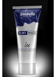 Силиконовая гель-смазка FLIRT MAGIC Ice с лёгким пролонгирующим эффектом - 75 мл. - Sitabella - купить с доставкой в Астрахани