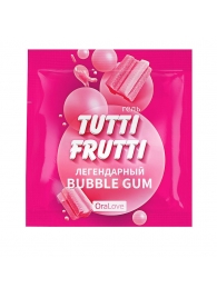 Пробник гель-смазки Tutti-frutti со вкусом бабл-гам - 4 гр. - Биоритм - купить с доставкой в Астрахани