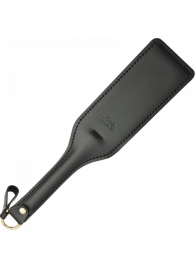 Черная кожаная шлепалка SitaBlack - 30 см. - Sitabella - купить с доставкой в Астрахани