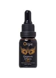 Возбуждающий гель для клитора ORGIE Orgasm Drops Vibe - 15 мл. - ORGIE - купить с доставкой в Астрахани