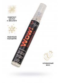 Оральный спрей ORGIE Wow! Strawberry Ice Blowjob Spray с охлаждающим и возбуждающим эффектом - 10 мл. - ORGIE - купить с доставкой в Астрахани