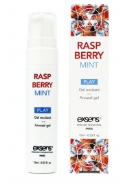 Возбуждающий гель Raspberry Mint с ароматом малины и мяты - 15 мл. - Exsens - купить с доставкой в Астрахани