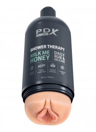 Телесный мастурбатор-вагина Shower Therapy Milk Me Honey - Pipedream - в Астрахани купить с доставкой