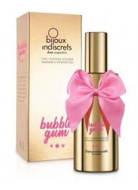 Гель с ароматом жвачки Bubblegum 2-in-1 Scented Silicone Massage And Intimate Gel - 100 мл. - Bijoux Indiscrets - купить с доставкой в Астрахани
