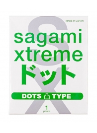 Презерватив Sagami Xtreme Type-E с точками - 1 шт. - Sagami - купить с доставкой в Астрахани