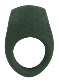 Зеленое эрекционное виброкольцо Luxurious Vibro Cock Ring - Orion - в Астрахани купить с доставкой