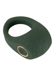 Зеленое эрекционное виброкольцо Luxurious Vibro Cock Ring - Orion - в Астрахани купить с доставкой