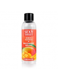 Массажное масло Sexy Sweet Juicy Mango с феромонами и ароматом манго - 75 мл. - Биоритм - купить с доставкой в Астрахани
