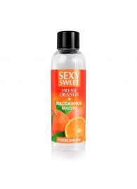 Массажное масло Sexy Sweet Fresh Orange с ароматом апельсина и феромонами - 75 мл. - Биоритм - купить с доставкой в Астрахани