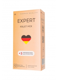 Ароматизированные презервативы EXPERT Fruit Mix - 12 шт.(+3 в подарок) - Expert - купить с доставкой в Астрахани