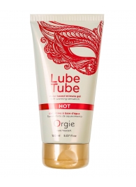Интимный гель на водной основе Lube Tube Hot с разогревающим эффектом - 150 мл. - ORGIE - купить с доставкой в Астрахани