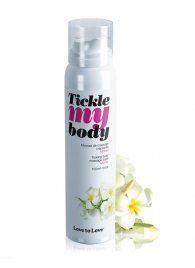 Массажная хрустящая пенка Tickle My Body Monoi с ароматом моной - 150 мл. - Love to Love - купить с доставкой в Астрахани