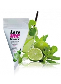 Съедобное согревающее массажное масло Love Me Tender Mojito с ароматом мохито - 10 мл. - Love to Love - купить с доставкой в Астрахани