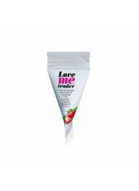 Съедобное согревающее массажное масло Love Me Tender Strawberry с ароматом клубники - 10 мл. - Love to Love - купить с доставкой в Астрахани