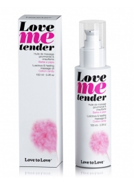 Съедобное согревающее массажное масло Love Me Tender Cotton Candy с ароматом сладкой ваты - 100 мл. - Love to Love - купить с доставкой в Астрахани