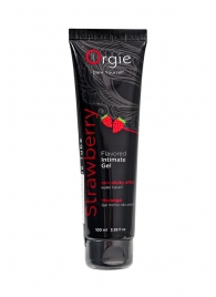 Интимный гель на водной основе Lube Tube Strawberry с клубничным вкусом - 100 мл. - ORGIE - купить с доставкой в Астрахани