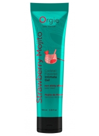 Съедобный интимный гель Orgie Lube Tube Cocktail Strawberry Mojito - 100 мл. - ORGIE - купить с доставкой в Астрахани