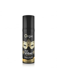Съедобный гель Dual Vibe Pina Colada с эффектом вибрации и вкусом коктейля пина колада - 15 мл. - ORGIE - купить с доставкой в Астрахани