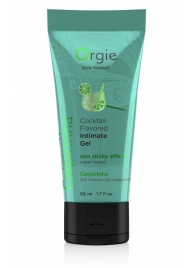 Съедобный интимный гель Orgie Lube Tube Cocktail Caipirinha - 50 мл. - ORGIE - купить с доставкой в Астрахани