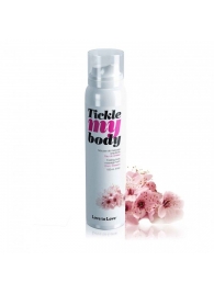 Массажная хрустящая пенка Tickle My Body Cherry Blossom с ароматом вишневого цвета - 150 мл. - Love to Love - купить с доставкой в Астрахани
