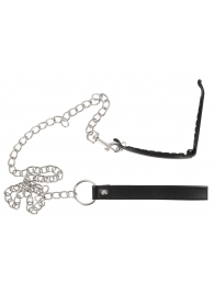 Зажим для половых губ с поводком Pussy Clamp With A Leash - Orion - купить с доставкой в Астрахани