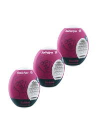 Набор из 3 мастурбаторов-яиц Satisfyer Bubble - Satisfyer - в Астрахани купить с доставкой