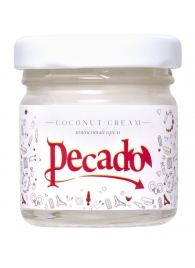 Массажная свеча Сoconut Cream - 35 мл. - Pecado - купить с доставкой в Астрахани