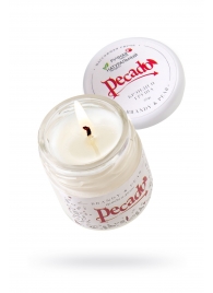 Массажная свеча Brandy   Pear - 35 мл. - Pecado - купить с доставкой в Астрахани