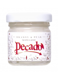 Массажная свеча Brandy   Pear - 35 мл. - Pecado - купить с доставкой в Астрахани