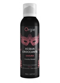 Хрустящая пенка для массажа Orgie Acqua Croccante Sakura с ароматом сакуры - 150 мл. - ORGIE - купить с доставкой в Астрахани