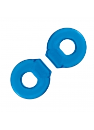 Комплект из двух колец для пениса 2-Pack Ultra-Stretch Stamina Endurance Ring - BlueLine - в Астрахани купить с доставкой