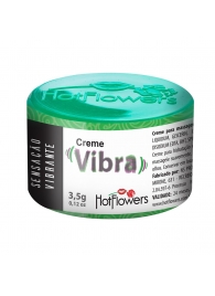 Возбуждающий крем Vibra с эффектом вибрации - 3,5 гр. - HotFlowers - купить с доставкой в Астрахани