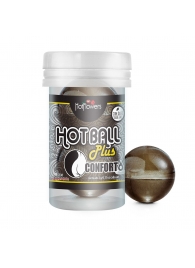 Анальный лубрикант на масляной основе Hot Ball Plus Conforto (2 шарика по 3 гр.) - HotFlowers - купить с доставкой в Астрахани
