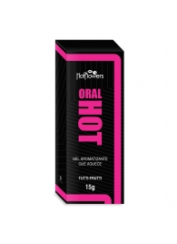 Гель для оральных ласк Oral Hot с согревающим эффектом - 15 гр. - HotFlowers - купить с доставкой в Астрахани