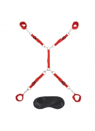 Красная фиксация на матрас Classic Bedspreader - Lux Fetish - купить с доставкой в Астрахани