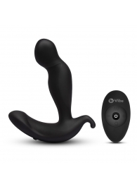 Черный анальный стимулятор с вращением и вибрацией 360 Plug - 13 см. - b-Vibe - в Астрахани купить с доставкой