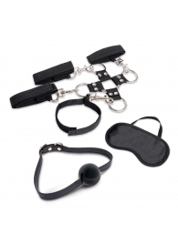Набор для фиксации из 7 предметов Hogtie   Ball Gag Kit - Lux Fetish - купить с доставкой в Астрахани