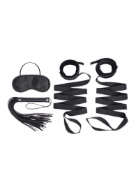 Эротический набор 4PC Bondage Bed Strap   Flogger Kit - Lux Fetish - купить с доставкой в Астрахани