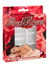 Набор из 6 насадок с шипиками Red Roses - Orion - в Астрахани купить с доставкой