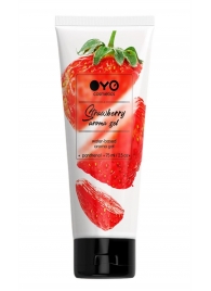 Лубрикант на водной основе OYO Aroma Gel Strawberry с ароматом клубники - 75 мл. - OYO - купить с доставкой в Астрахани