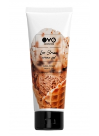 Лубрикант на водной основе OYO Aroma Gel Ice Cream с ароматом пломбира - 75 мл. - OYO - купить с доставкой в Астрахани