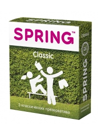 Классические презервативы SPRING CLASSIC - 3 шт. - SPRING - купить с доставкой в Астрахани
