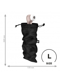 Черный мешочек для хранения игрушек Treasure Bag L - Satisfyer - купить с доставкой в Астрахани