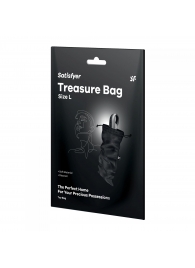 Черный мешочек для хранения игрушек Treasure Bag L - Satisfyer - купить с доставкой в Астрахани